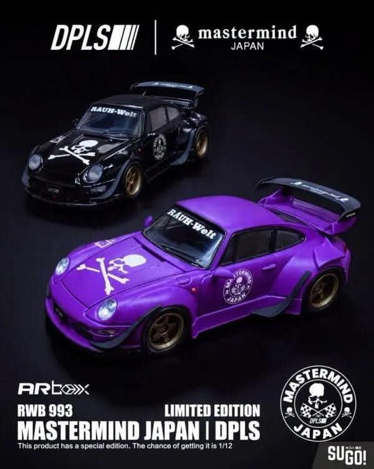 DPLS x Mastermind Japan 2x Porsche 993 RWB Set