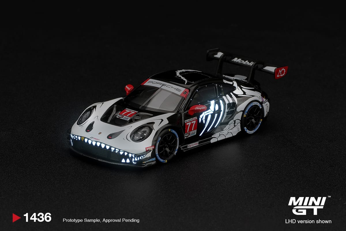 Mini GT Porsche 992 "Rexy" Självlysande (box)