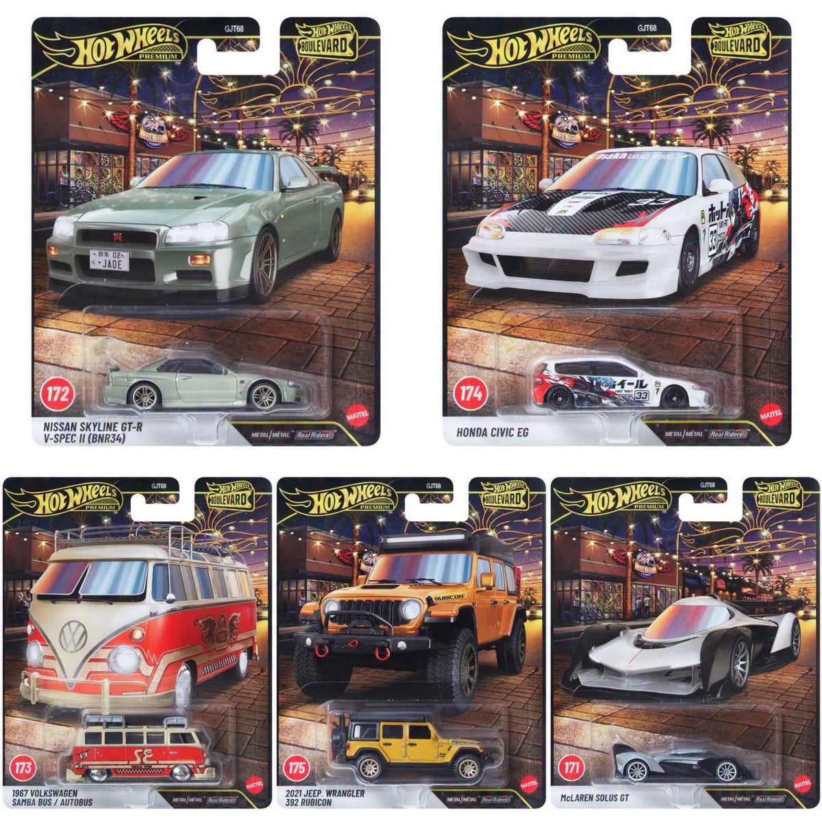 Hot Wheels Boulevard Premium Set