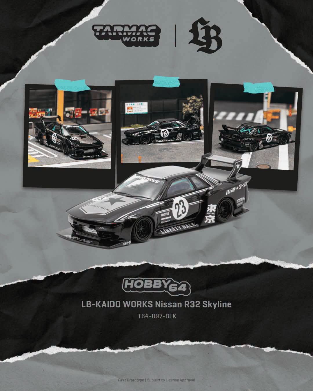 Tarmac Works Nissan Skyline R32 LBWK