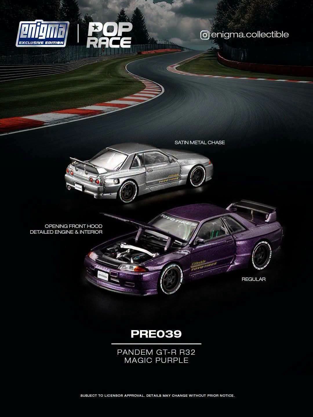 Pop Race Enigma Nissan Skyline R32