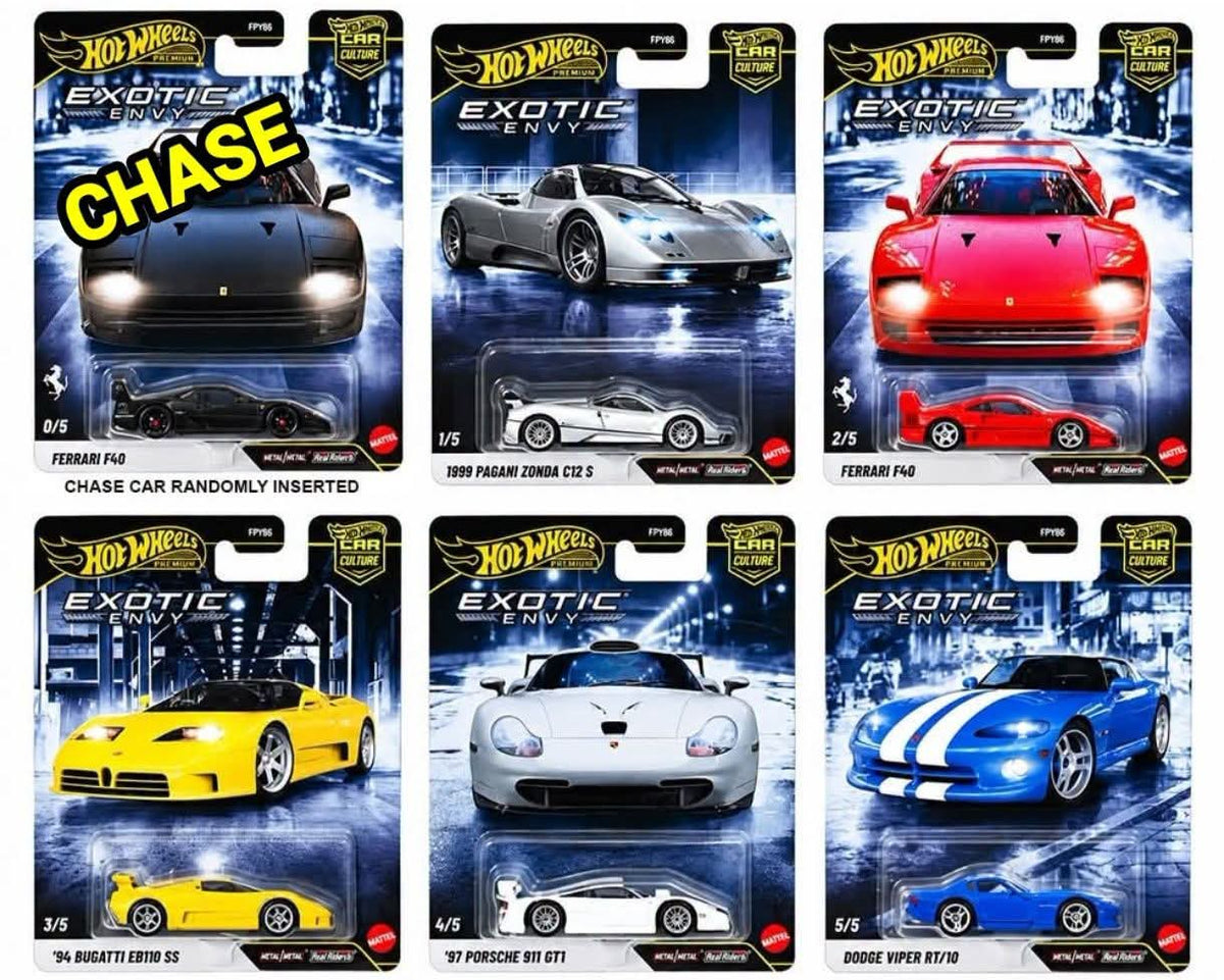 Hot Wheels Exotic Envy Sealed Case
