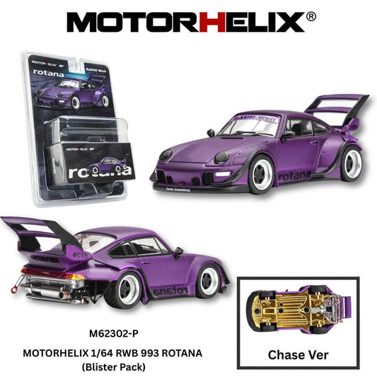 Motorhelix Porsche 993 RWB Rotana (blisterförpackning)