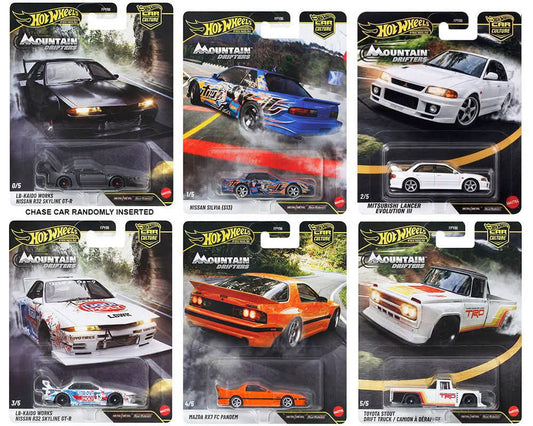 Hot Wheels Mountain Drifters Sealed Case