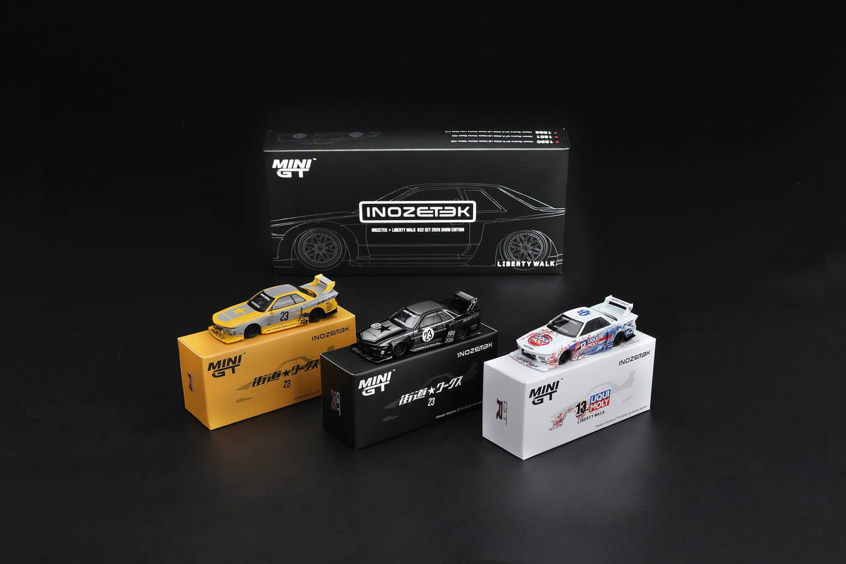 MINI GT Sema Show INOZETEK x Liberty Walk R32 3 cars set