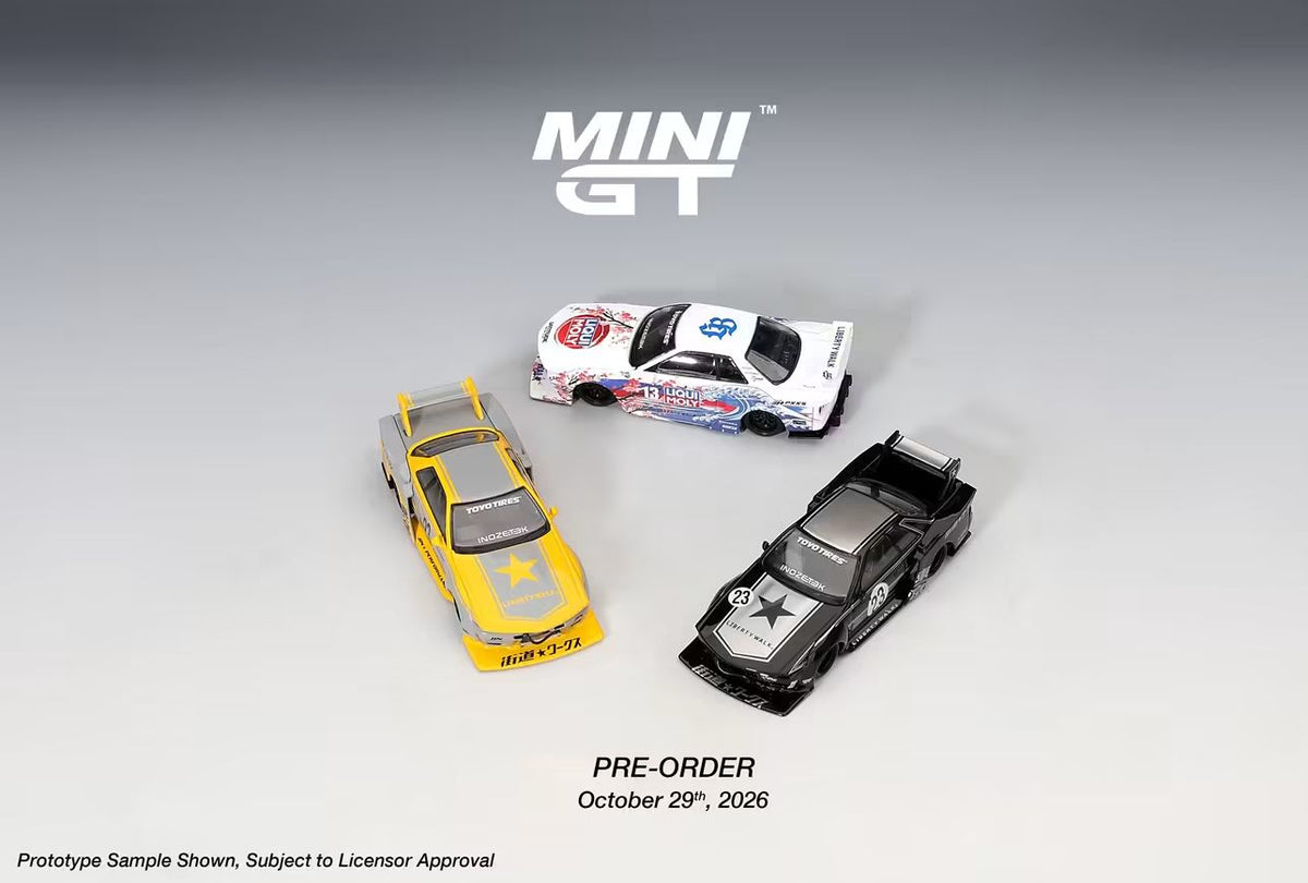MINI GT Sema Show INOZETEK x Liberty Walk R32 3 cars set