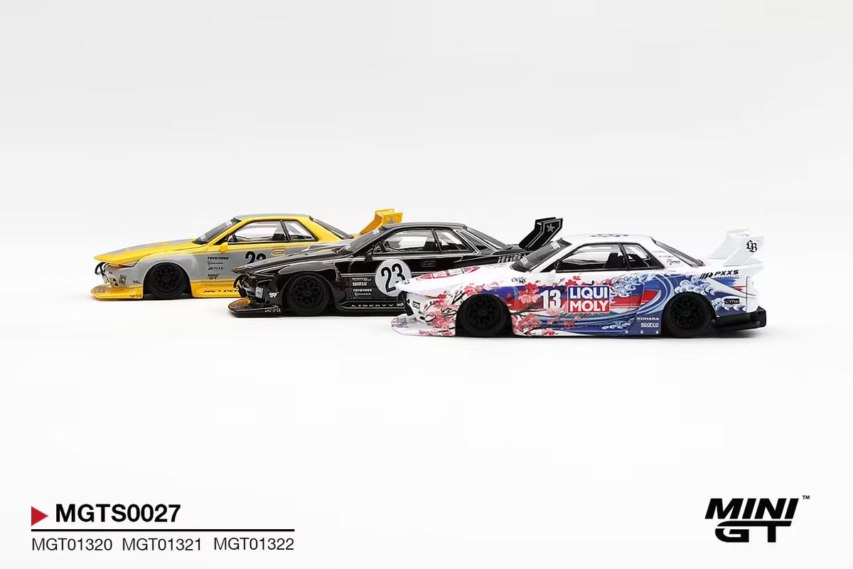 MINI GT Sema Show INOZETEK x Liberty Walk R32 3 cars set