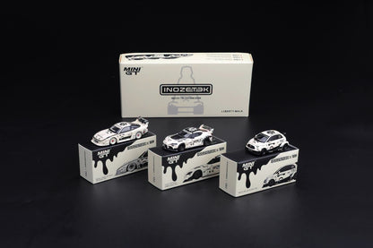 MINI GT Sema Show INOZETEK x Liberty Walk TBC 3 cars set