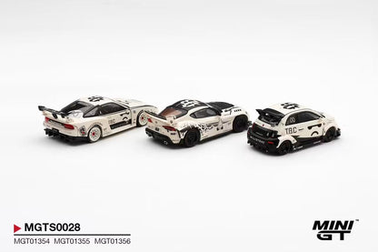 MINI GT Sema Show INOZETEK x Liberty Walk TBC 3 cars set