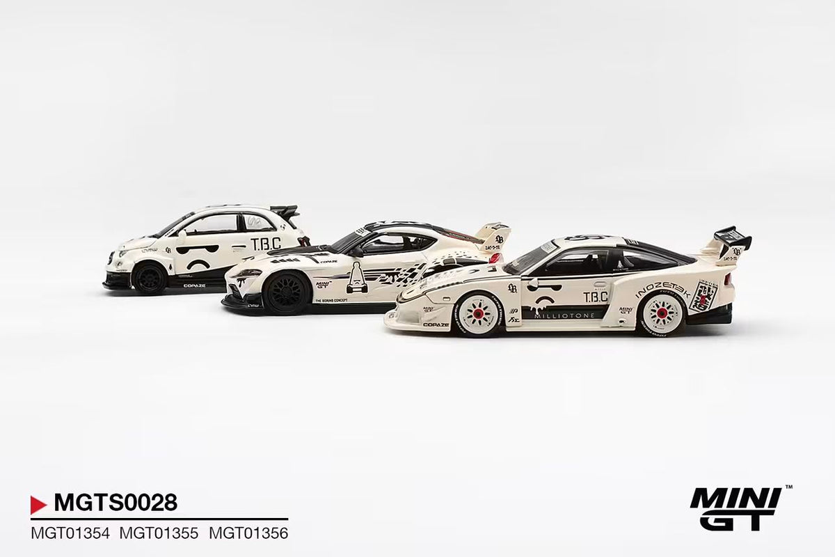 MINI GT Sema Show INOZETEK x Liberty Walk TBC 3 cars set