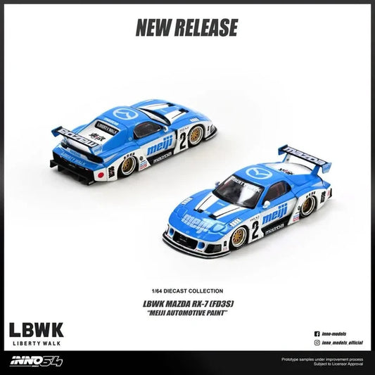 Inno64 Mazda RX7 (FD3S) LB-Super Silhouette "Meiji"