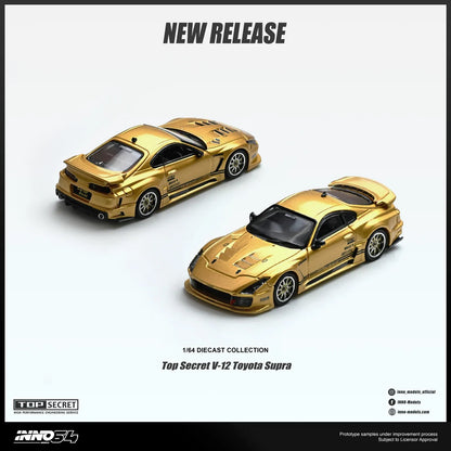 Inno64 Toyota Supra Top Secret V12 guld