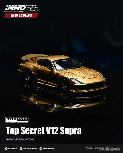 Inno64 Toyota Supra Top Secret V12 guld