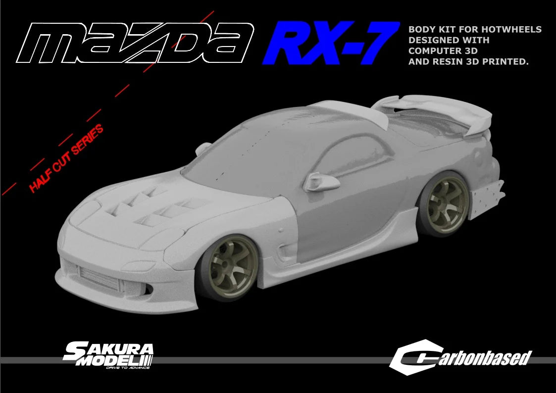 Half Cut Kit Widebody Mazda RX7 Fd