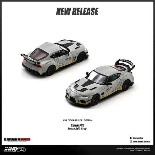 Inno64 Toyota Supra A90 DarwinPRO matt grå