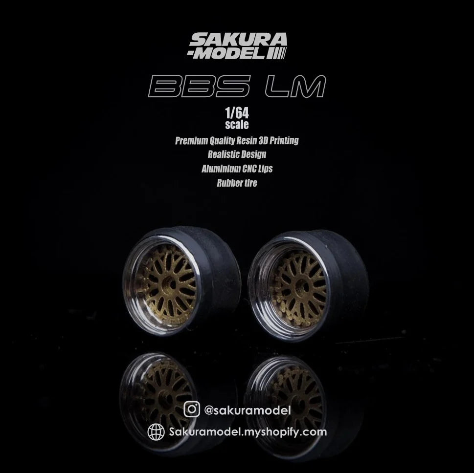 BBS LM Fälgar Guld